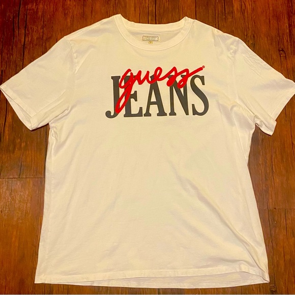 Mens Guess Jeans 90s Vintage T-shirt XL - Picture 1 of 2